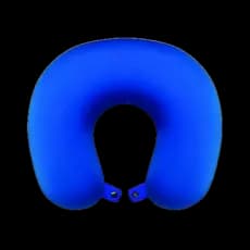NECK PILLOW GRANDE COR AZUL ROYAL VISCO ELÁSTICO