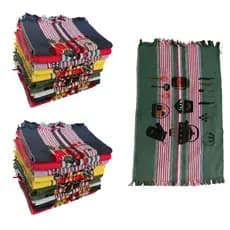 Kit 05 tapete de banheiro atoalhado Decoração 100% Algodão