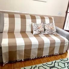 Manta Para Sofá 2,40x1,80M Decoração Protetora Sala Nova Promoção