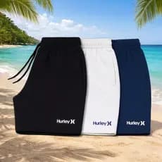 Kit 3 Bermudas Masculinas Tactel com Elastano Shorts Esporte Praia Academia Confortável Secagem Rápida Verão Casual