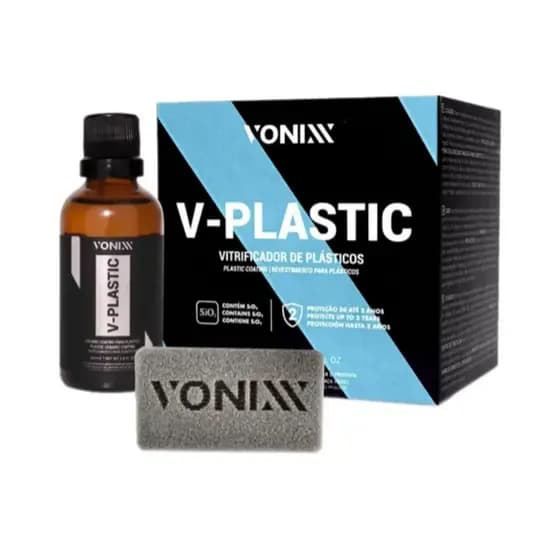 Vitrificador V Plastic Vonixx Para Plásticos 20ml Cor Branco