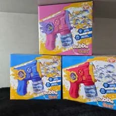 PISTOLA DE BOLHAS DE SABÃO AUTOMÁTICA  - DIVERSÃO GARANTIDA