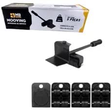 Aparelho Movedor Kit 5 Movedor Rodinhas Para Mudança De Móveis Grandes