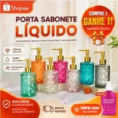 Porta Sabonete Liquido Banheiro Vidro 500ml Dispenser para Sabonete Alcool Hidratante Creme