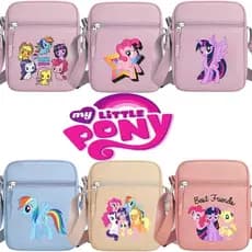My Little Pony Bolsa De Ombro Crossbody Moda Impressa Pequena Quadrada Versátil De Viagem Presente