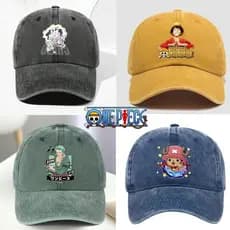 ONE PIECE Moda Lavado Chapéu De Beisebol Retro Pára-Sol Respirável Suprimentos De Viagem