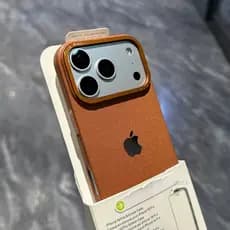 Capa Texturizada De Couro De Alta Qualidade Para iphone  16 15 14 13 12 Pro Max Slim Resistente A Choques Nova