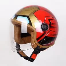 Capacete de motocicleta Capacete de criança Capacete de criança Meio Capacete de veículo elétrico Quatro Estações Capacete Universal Hel