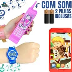 Meu Primeiro Relogio e Celular infantil