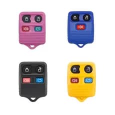 Capa Controle Remoto Alarme Ford Ka Fiesta Ranger Eco Sport 4 Botões Coloridos