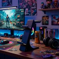 Suporte Controle Headset 2controles Gamer Ps5-  PlayStation - Xbox