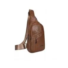 Bolsa Tiracolo Masculina Pochete Transversal Couro Ombro Top