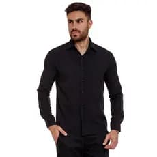 Camisa Social Masculina Slim fit Luxo Moda Manga Longa Envio Imediato