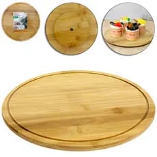 Prato Bailarina de Bambu Giratório Multiuso 28cm de Ø