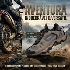 Tênis masculino adventure Material Premium Leve Confortavel e Resistência 38 ao 44 Envio Imediato