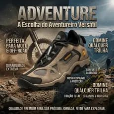 Tênis masculino adventure Aventura Meterial Premium  Leve Confortavel e Resistência Envio Imediato