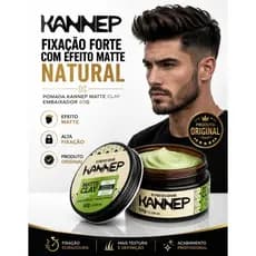 Pasta Modeladora Matte Clay Kannep 60g Efeito Seco E Fixação
