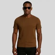 Camiseta Ribana Canelada Americana Slim Rapper