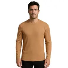 Blusa Masculina Gola  Canelada Suéter Térmico Inverno Estilo Cacharrel Varias Cores