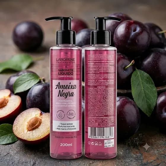 SABONETE LÍQUIDO CORPO & ROSTO - Laborene 200ml