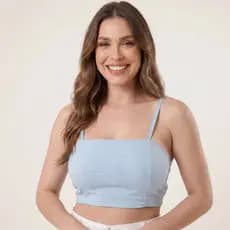 Cropped Feminino Alça Fina Ajustado Básica Casual Moda Verão Tendência Blogueira Blusinha Top