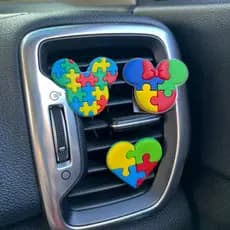 Aromatizadores Automotivos Consicientização do Autismo (Cheirinhos para Carro Decorativos)