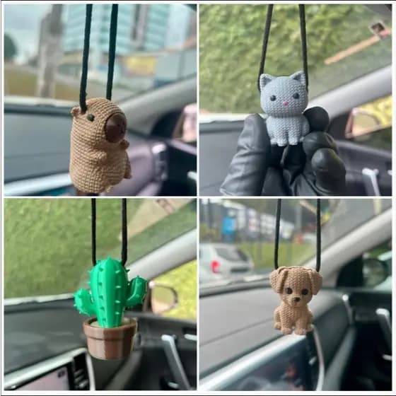 Aromatizadores para Carro Decorativos - Diversos Modelos