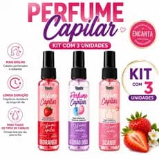 Perfumes para Cabelos Feminino e Masculino de Vidro (Linha Capilar Premium) Alta Qualidade