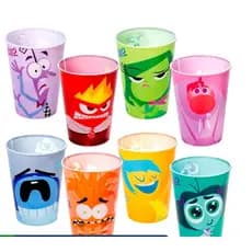 Copo 320ml Divertidamente Estampado Emoções Disney Original Plasútil 1 unidade