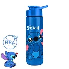 Garrafa De Água Stitch Squeeze 700ml  Escolar Academia