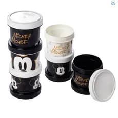 Porta Condimentos Empilhaveis Mickey 3 Pcs Disney Plasutil