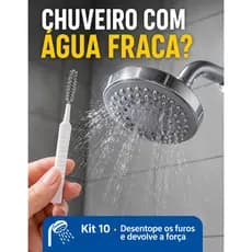 Kit 10 Escova Desentope Chuveiro Mini Limpador Furo Celular Teclado Multifuncional Limpeza Pequena