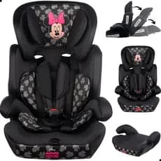 Cadeira para Auto Infantil 9 a 36kg Reclinável com Cinto 5 Pontos Vira Assento Booster Inmetro