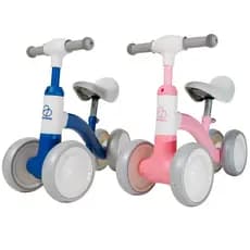 Bicicleta De Equilíbrio Infantil Sem Pedal 4 Rodas Joy - Benibee Bicicleta Equilibrio para Bebe
