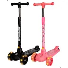 Patinete Infantil 3 Rodas Led Dobrável Scooter Fast 70kg - Benibee