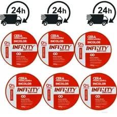 Cera Modeladora INFINITY Kit 6 Unidades de 160g