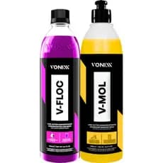 Kit Vonixx Original V-Floc e V-Mol – Lava Auto + Desengraxante