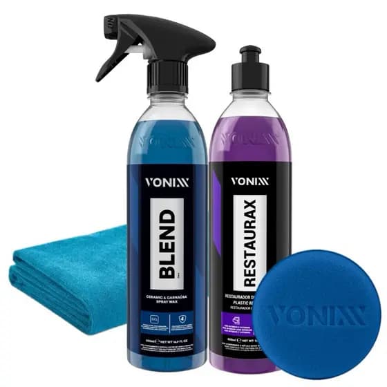 Cera Blend Restaurax 500ml + Aplicador Vonixx Pano Microfibra