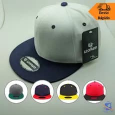 Promoção Boné Aba Reta Liso Snapback Colorido Leopard JF-L539