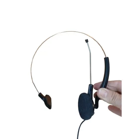 Headset Felitron com P1 Usado P/ telefone c/entrada p1/Intelbras e Panasonic