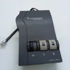 MARKETING BASE AMPLIFICADORA VISTA PARA HEADSET M22 PLANTRONICS SEMI NOVA