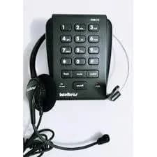 HEADSET COM RJ 9  INTELBRAS MAIS BASE INTELBRAS  HSB 20 SEMI NOVA.