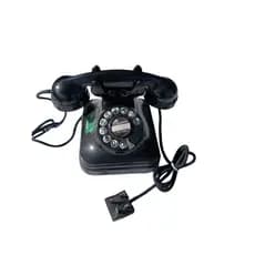 TELEFONE VINTAGE PRETO IMPECAVEL FUNCIONANDO.