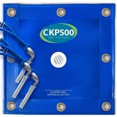 Cobertura Piscina CKP500 6.5x3.5 Mts Polietileno Proteção Reforçada com Kit de Fixação