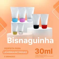 Kit 10/20/30/40/50 bisnaga 30ml para festas alcool gel.tampa flip-top