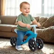 Bicicleta Infantil Andador Motinha Carrinho Criança Pedal 4 Rodas Bebê Bicicleta Patinete