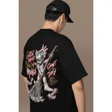 Camiseta Blusa 100% Algodão camisa  Masculina Moda StreatWaer lançamento Getin money costas