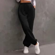 Calça de moletom feminina Lisa 3 cores jogger moda