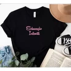 camiseta feminina T-Shirt Feminina camisa Educação blusinha Infantil blusa lançamento