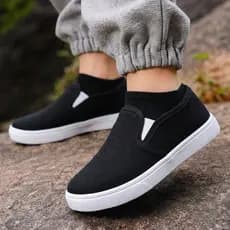 Tênis Iate Calce Fácil Slip On Baby Calce Fácil Moda Escolar Menino e Menina